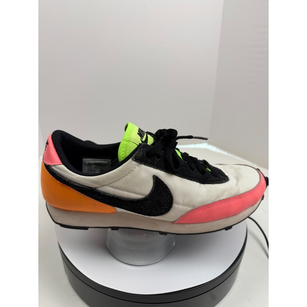 Nike Waffle Black Pink Lime Green Running Walking Tennis Shoe Sneakers Womens 10 - Picture 8 of 16